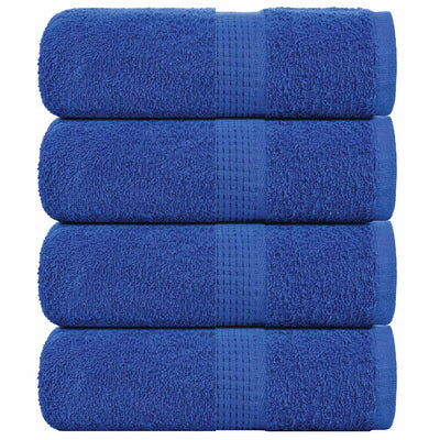 Vidaxl -Seifenwischtücher 4 ST 30 x 30 cm 360 g m² 100% Baumwollblau