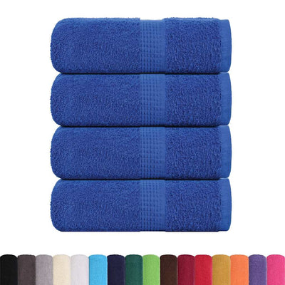 Vidaxl -Seifenwischtücher 4 ST 30 x 30 cm 360 g m² 100% Baumwollblau