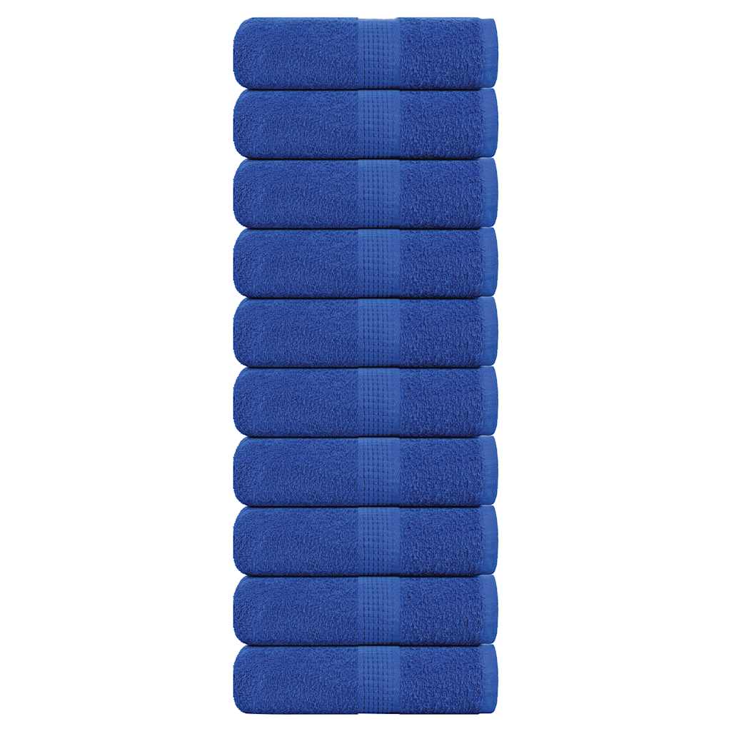 Vidaxl Seifenwisch 10 ST 30 x 30 cm 360 g m² 100% Baumwollblau
