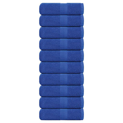 Vidaxl Seifenwisch 10 ST 30 x 30 cm 360 g m² 100% Baumwollblau