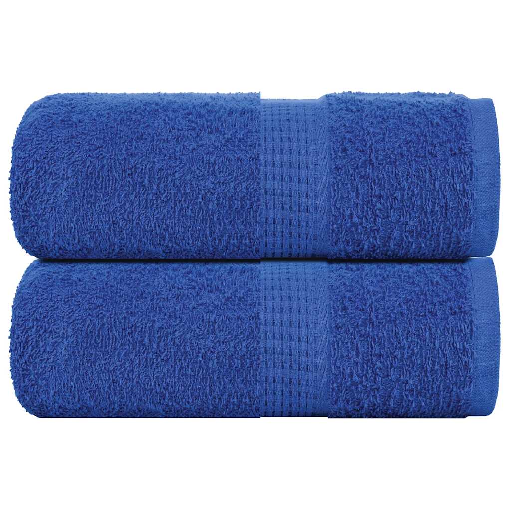 Vidaxl Gäste Wischtücher 2 PCs 30x50 cm 360 g m² 100% Baumwollblau