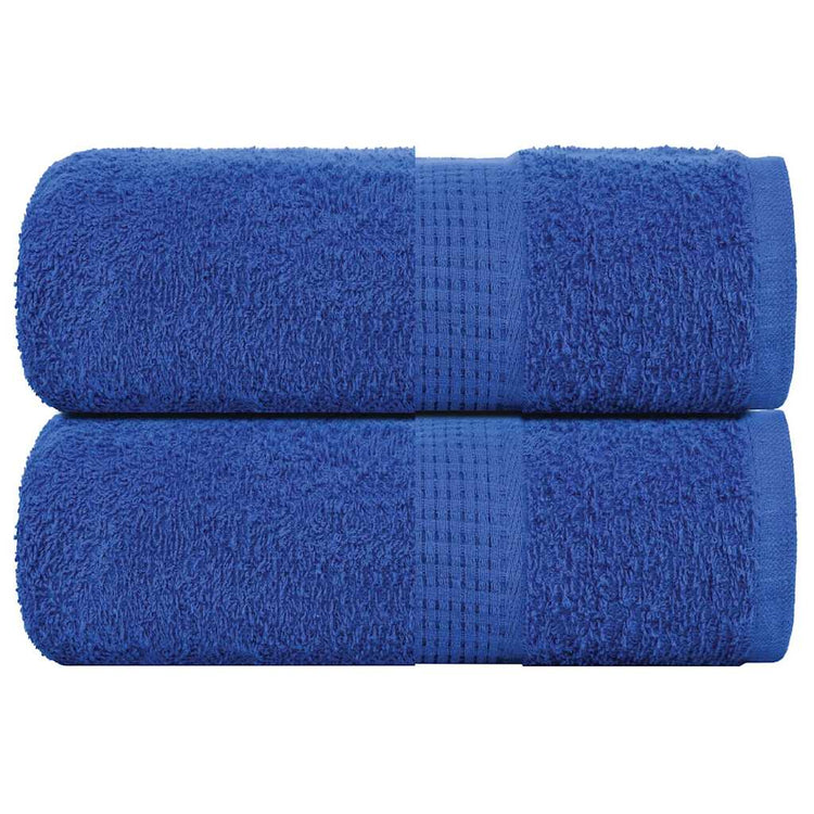 Vidaxl Gäste Wischtücher 2 PCs 30x50 cm 360 g m² 100% Baumwollblau