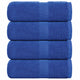 Vidaxl Gäste Tücher 4 ST 30x50 cm 360 g m² 100% Baumwollblau