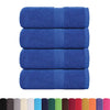Vidaxl Gäste Tücher 4 ST 30x50 cm 360 g m² 100% Baumwollblau