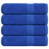 VIDAXL -Handtücher 4 ST 50x100 cm 360 g m² 100% Baumwollblau