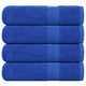 VIDAXL -Handtücher 4 ST 50x100 cm 360 g m² 100% Baumwollblau