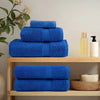 VIDAXL -Handtücher 4 ST 50x100 cm 360 g m² 100% Baumwollblau