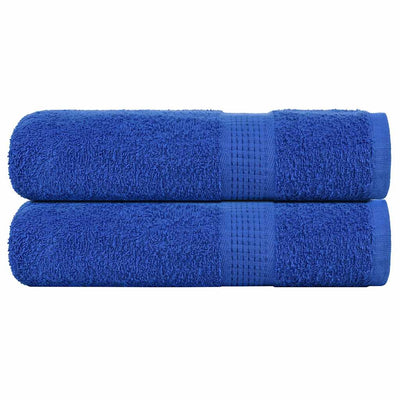 Vidaxl Duschtücher 2 ST 70x140 cm 360 g m² 100% Baumwollblau