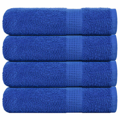 Vidaxl Duschtücher 4 ST 70x140 cm 360 g m² 100% Baumwollblau