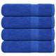 Vidaxl Duschtücher 4 ST 70x140 cm 360 g m² 100% Baumwollblau