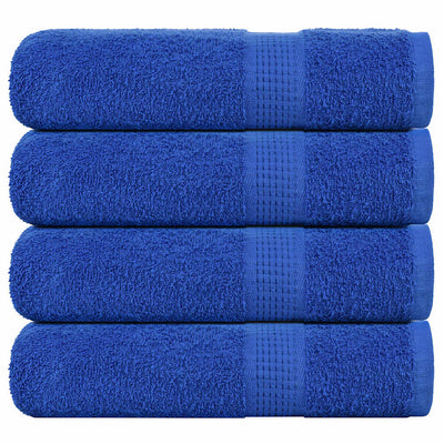 Vidaxl Badetücher 4 Stcs 100x150 cm 360 g m² 100% Baumwollblau