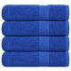 Vidaxl Badetücher 4 Stcs 100x150 cm 360 g m² 100% Baumwollblau