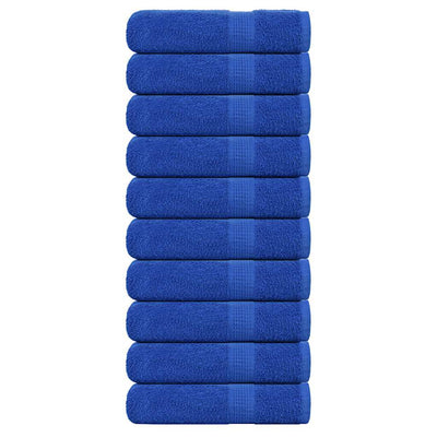Vidaxl Badetücher 10 Stk 100x150 cm 360 g m² 100% Baumwollblau