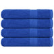 VIDAXL -Handtücher 4 ST 100x200 cm 360 g m² 100% Baumwollblau
