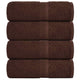 Vidaxl -Seifenwischtücher 4 ST 30 x 30 cm 360 g m² 100% Baumwollbraun