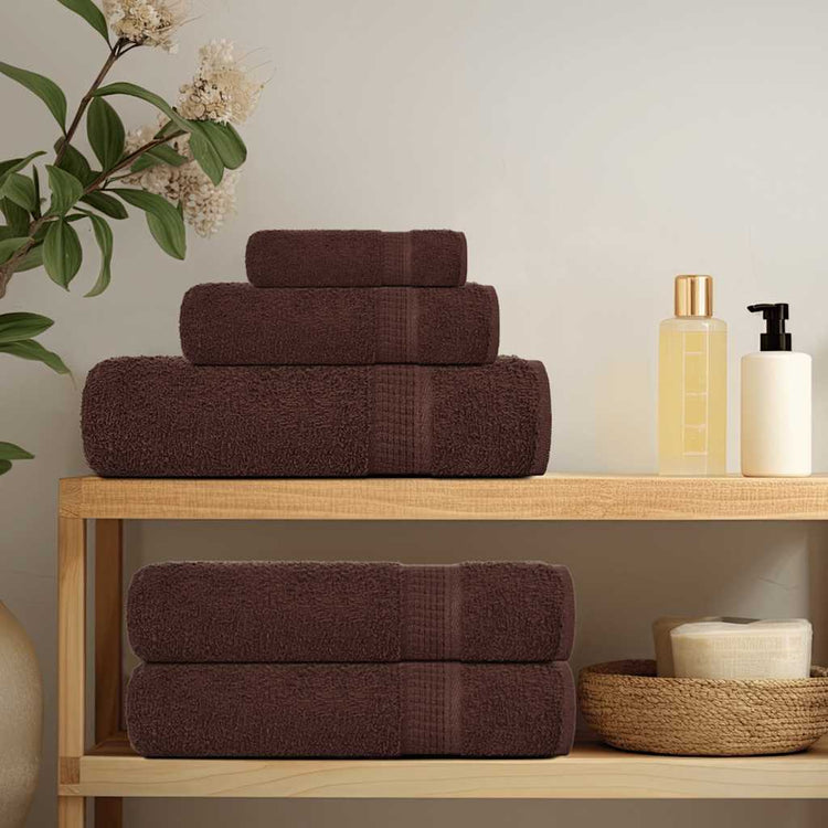 Vidaxl -Seifenwischtücher 10 ST 30 x 30 cm 360 g m² 100% Baumwollbraun