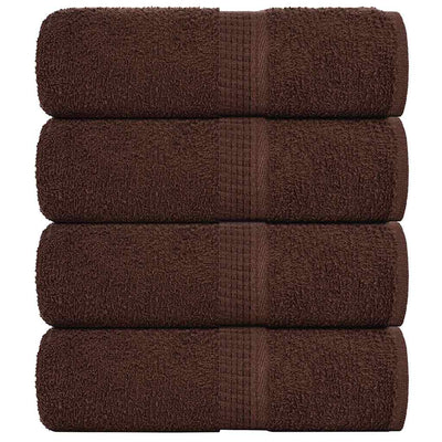 VIDAXL GAST WIPES 4 PCS 30 x 50 cm 360 g m² 100% Baumwollbraun