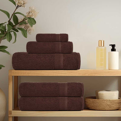 VIDAXL -Handtücher 4 ST 50x100 cm 360 g m² 100% Baumwollbraun