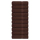 VIDAXL -Handtücher 10 ST 50x100 cm 360 g m² 100% Baumwollbraun