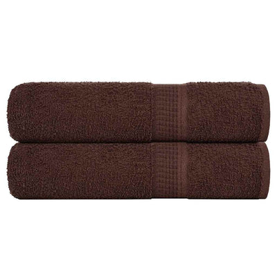 Vidaxl Duschtücher 2 ST 70x140 cm 360 g m² 100% Baumwollbraun