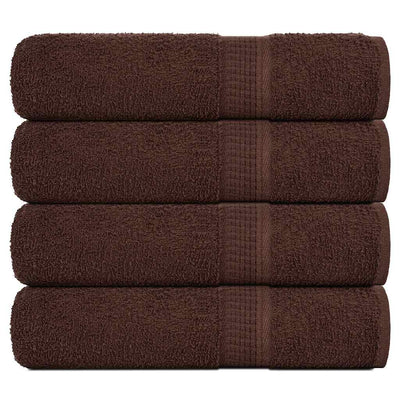 VIDAXL Duschtücher 4 ST 70x140 cm 360 g m² 100% Baumwollbraun
