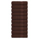VIDAXL Duschtücher 10 ST 70x140 cm 360 g m² 100% Baumwollbraun