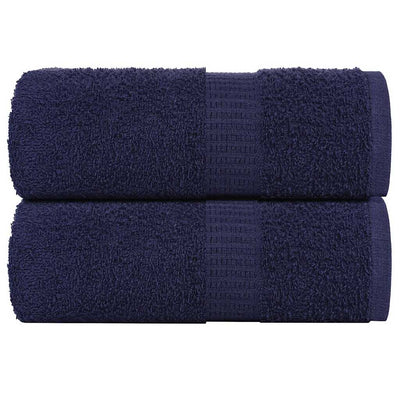 Vidaxl Seifenwisch 2 ST 30x30 cm 360 g m² 100% Baumwollmarineblau