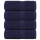 VIDAXL GAST WIPES 4 PCS 30 x 50 cm 360 g m² 100% Baumwollmarineblau