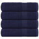VIDAXL -Handtücher 4 ST 50x100 cm 360 g m² 100% Baumwollmarineblau