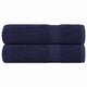 Vidaxl Duschtücher 2 ST 70x140 cm 360 g m² 100% Baumwollmarineblau
