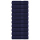 Vidaxl Duschtücher 10 ST 70x140 cm 360 g m² 100% Baumwollmarineblau