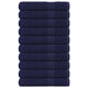 Vidaxl Sauna Handtücher 10 ST 80x200 cm 360 g m² 100% Baumwollmarineblau