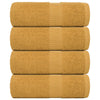VIDAXL GAST WIPES 4 PCS 30 x 50 cm 360 g m² 100% Baumwollgoldfarbe