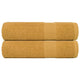 Vidaxl Badetücher 2 Stcs 100x150 cm 360 g m² 100% Baumwollgoldfarbe
