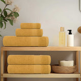 Vidaxl Badetücher 4 Stcs 100x150 cm 360 g m² 100% Baumwollgoldfarbe - afbeelding 1