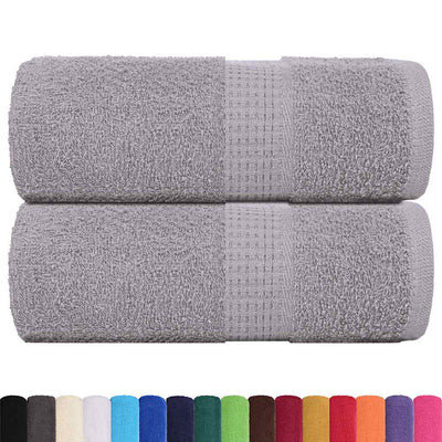 Vidaxl -Seifenwischtücher 2 ST 30 x 30 cm 360 g m² 100% Baumwollgrau