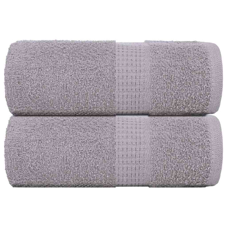 VIDAXL GAST WIPES 2 PCs 30 x 50 cm 360 g m² 100% Baumwollgrau