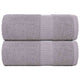 VIDAXL GAST WIPES 2 PCs 30 x 50 cm 360 g m² 100% Baumwollgrau