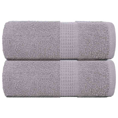 VIDAXL GAST WIPES 2 PCs 30 x 50 cm 360 g m² 100% Baumwollgrau