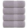 VIDAXL GAST WIPES 4 PCS 30 x 50 cm 360 g m² 100% Baumwollgrau