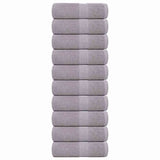 VIDAXL GAST WIPES 10 PCS 30 x 50 cm 360 g m² 100% Baumwollgrau - afbeelding 2