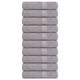 VIDAXL -Handtücher 10 ST 50x100 cm 360 g m² 100% Baumwollgrau