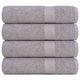 Vidaxl Badetücher 4 PC 100x150 cm 360 g m² 100% Baumwollgrau