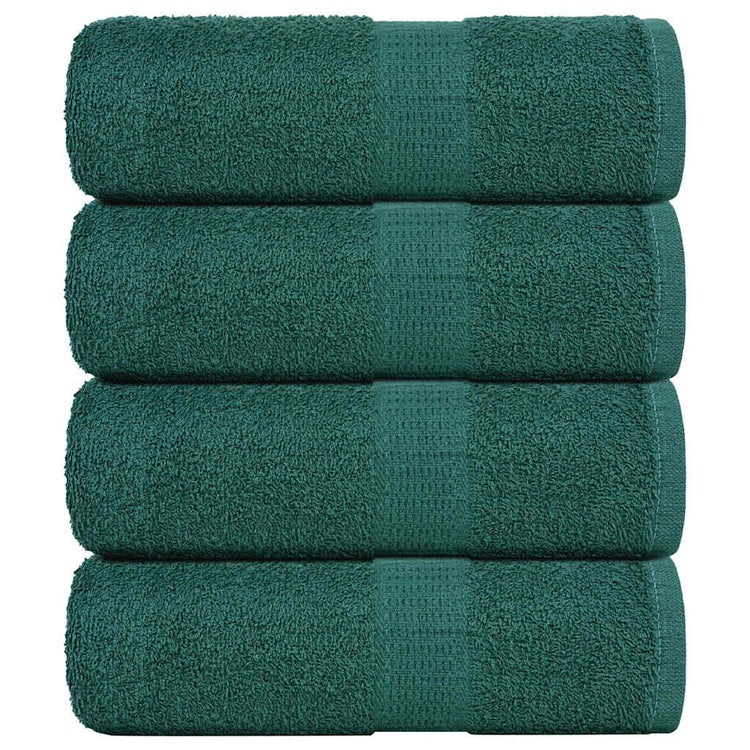 VIDAXL GAST WIPES 4 ST 30x50 cm 360 g m² 100% Baumwollgrün