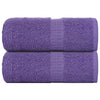 Vidaxl -Seifenwischtücher 2 ST 30 x 30 cm 360 g m² 100% Baumwolllila