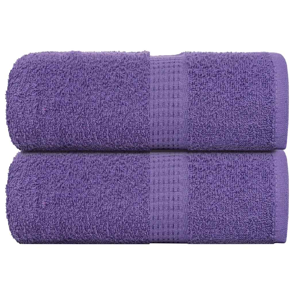 VIDAXL GAST WIPES 2 PCs 30 x 50 cm 360 g m² 100% Baumwollviolette