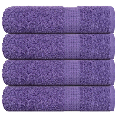 VIDAXL -Handtücher 4 ST 50x100 cm 360 g m² 100% Baumwolllila