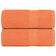 Vidaxl Gäste Wischtücher 2 PCs 30x50 cm 360 g m² 100% Baumwollorange