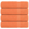 VIDAXL -Handtücher 4 ST 50x100 cm 360 g m² 100% Baumwollorange