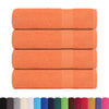 VIDAXL -Handtücher 4 ST 50x100 cm 360 g m² 100% Baumwollorange